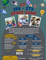 Space Camp flyer